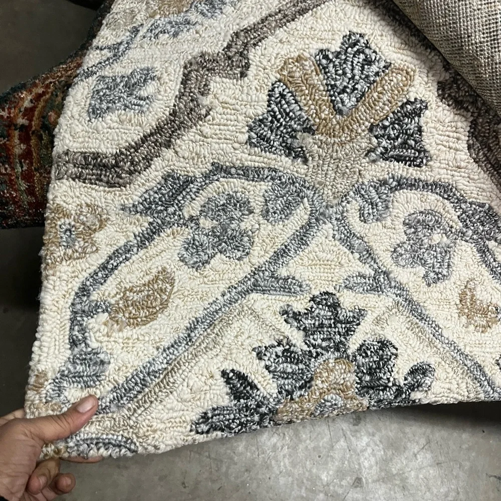 Vintage Style Distressed Area Rug